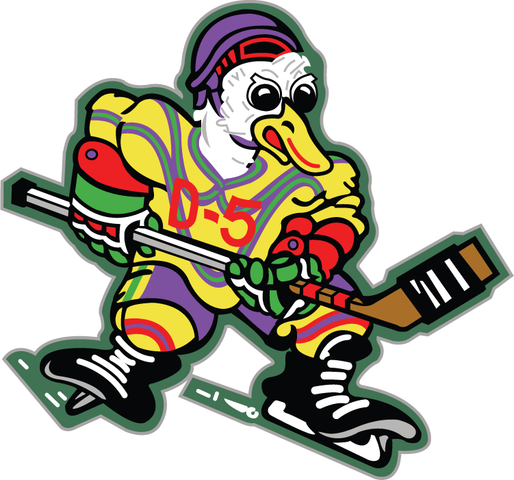 Anaheim Ducks 1991 92 Misc Logo Print Decal